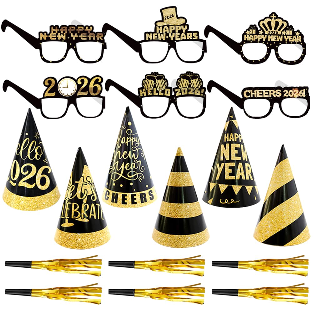Basong Funky New Year Celebration Glasses