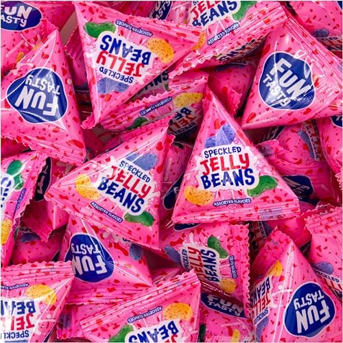 Jelly Beans, Individually Wrapped Candy for Goodie Bags - 60 Mini Packs