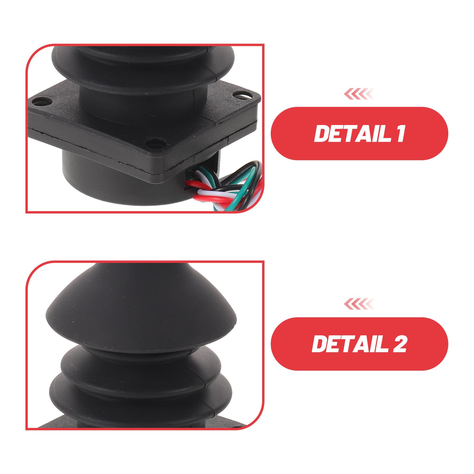 Healeved Joystick para Silla de Ruedas Eléctrica Rotación de 360 Grados, Base Antideslizante Reforzada de Nylon y Goma para Movimientos sin Retraso en Interiores y Salidas Cortas