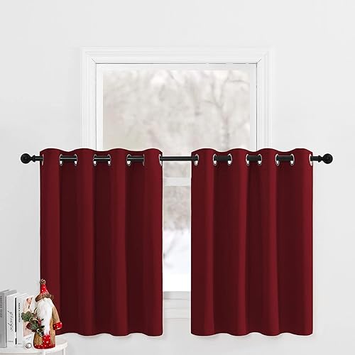 Miniatura 199 de NICETOWN Cortinas Opacas para Ventana de Guardería - Tratamiento de Ventana con Parte Superior de Ojales, Paneles de Cortinas Opacas (Verde Biscotti