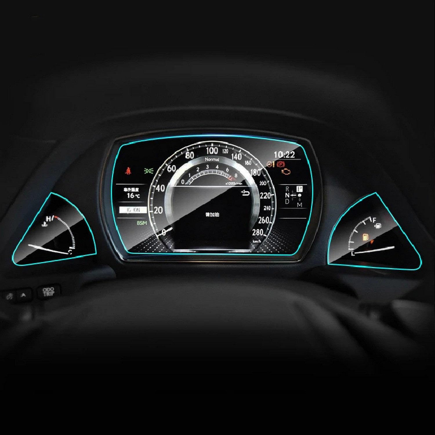 Film transparent TPU pour console de Lexus LS500 : protection invisible premium