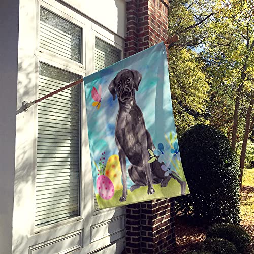 Drapeau de Pâques grand modèle en canvas pour décorer une façade vide - 3