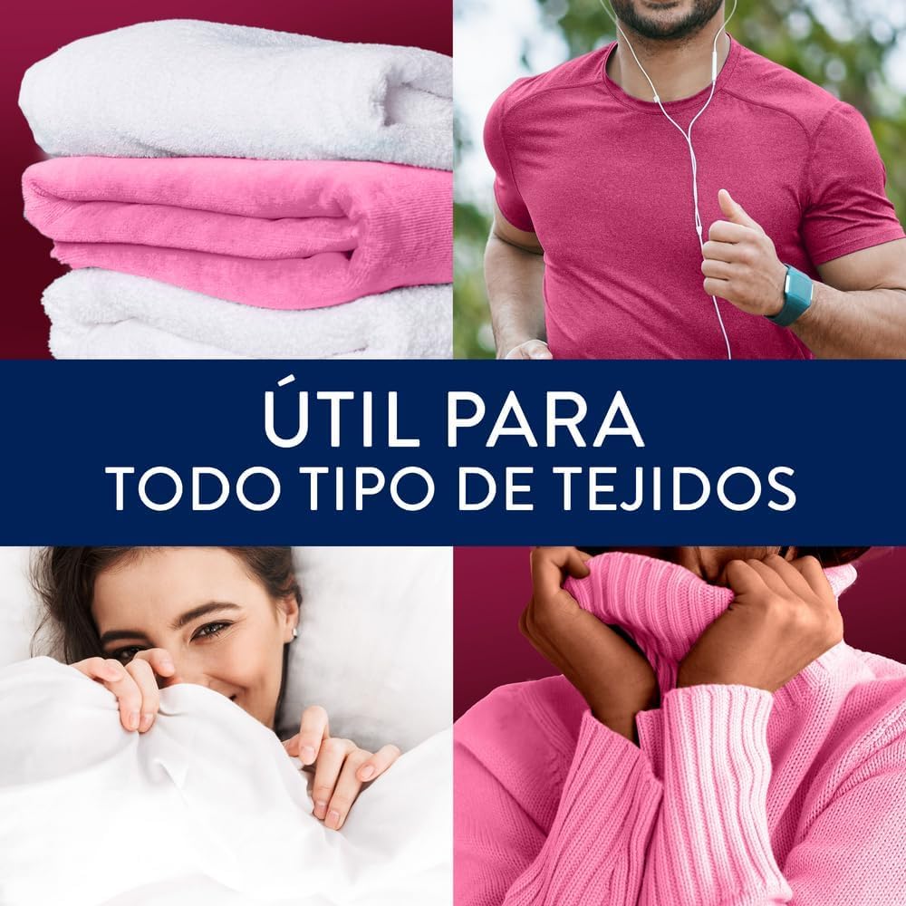 Lenor UNstoppables Perlas de Perfume para la Ropa, 96 Lavados (6 x 195g), Suavizante con Fragancia Rubi y Jazmin, Potenciador de Frescor