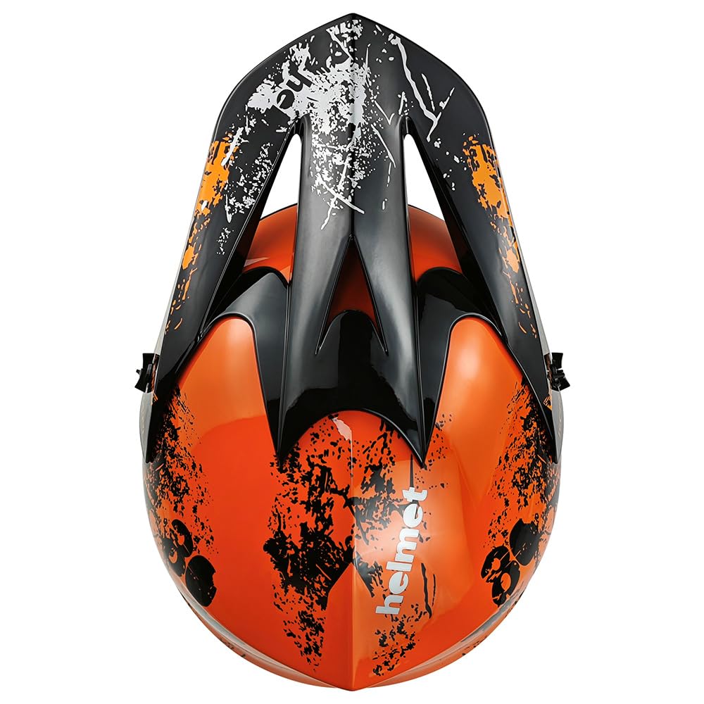 Casco de Motocicleta Todoterreno Juvenil, Casco de Bicicleta para niños y niñas, Casco de Motocicleta Personalizado, estándar CE