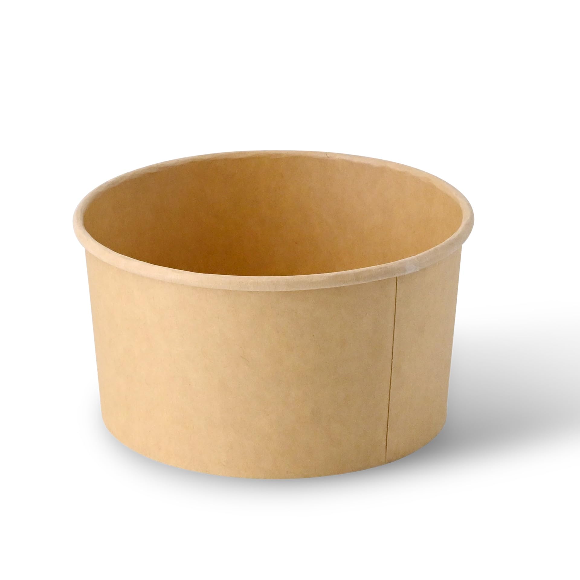 BIOZOYG bol de cartón para ensalada 300 unidades | 800 ml | kraft - biodegradable y con revestimiento PLA - envase to go para ensaladas, bowls y platos calientes - sostenible y resistente a la grasa
