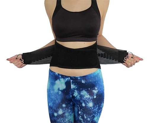 Miniatura 3 de ComfyMed Premium Quality Back Brace CM-102M with Removable Lumbar Pad for Lower Back Pain Relief (REG 26"-37" Belly)