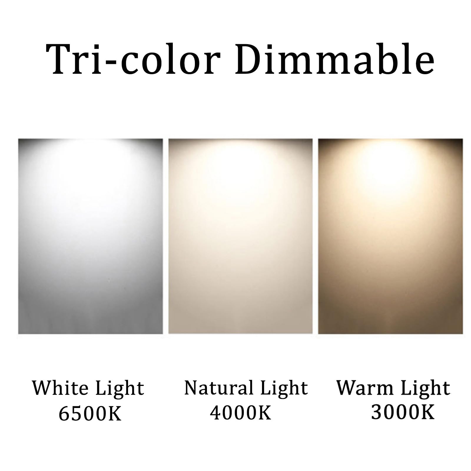 LED Spiegelleuchte Bad Wandleuchte Edelstahl Wasserdicht Wandleuchten Drei Farbtemperaturen Dimmbar Modern Wandbeleuchtung für Wohnzimmer Schminktisch Badezimmer (Schwarz,62cm)