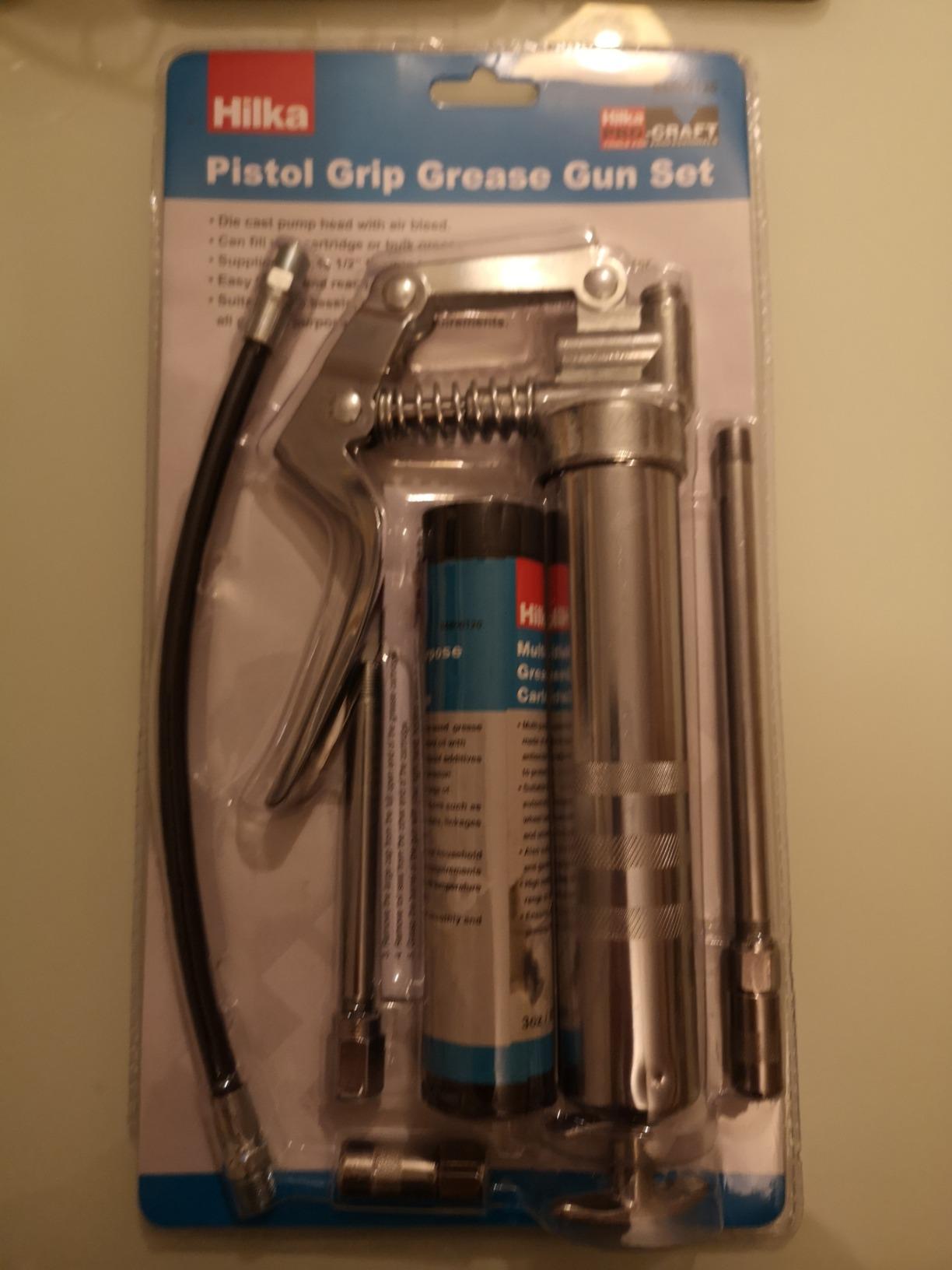 Best Price Square GREASE GUN SET BPSCA 84800120 TL16001 By HILKA