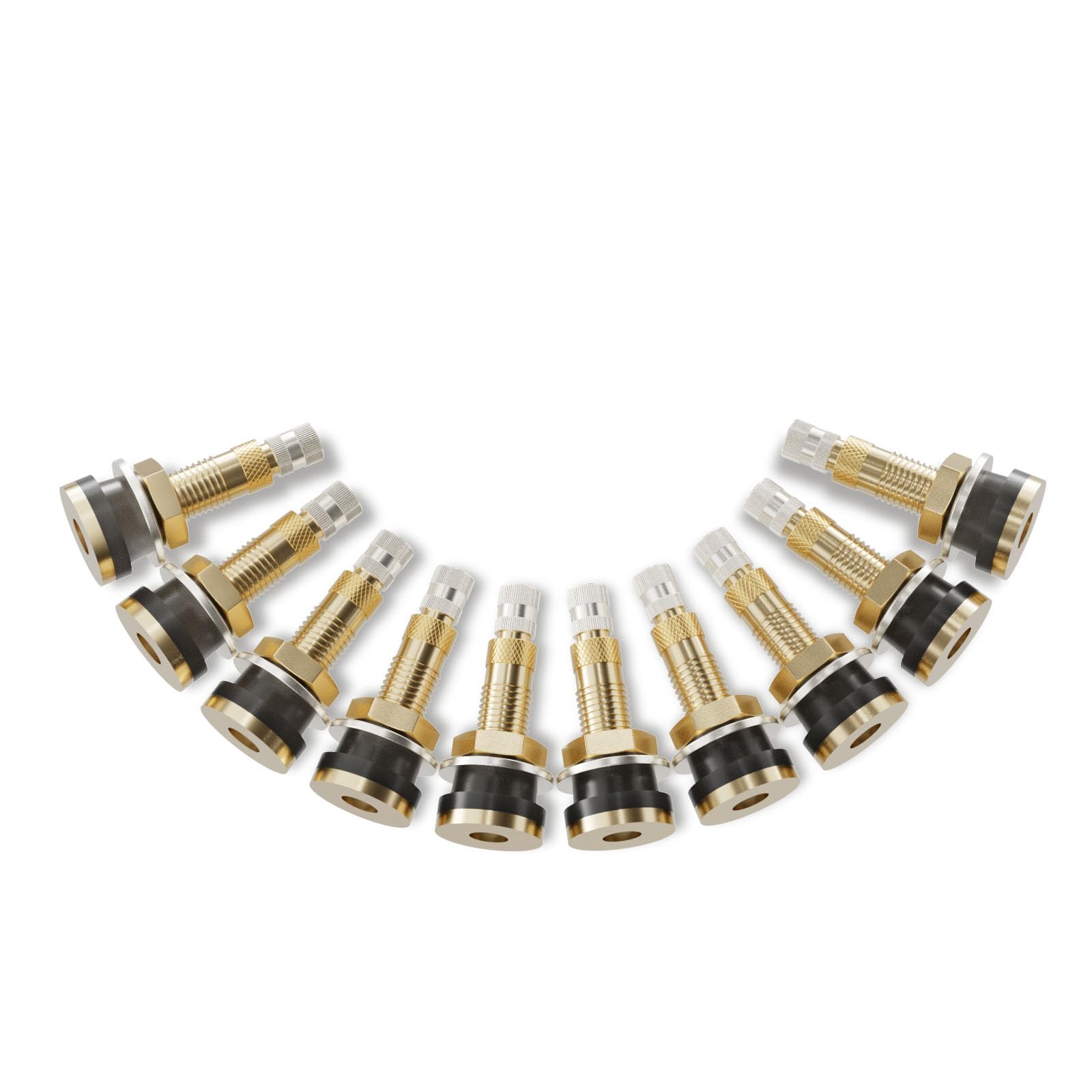 CKAuto TR618A Tubeless Air Liquid Tractor Clamp-in Valve Stems, 10 Pcs/Pack