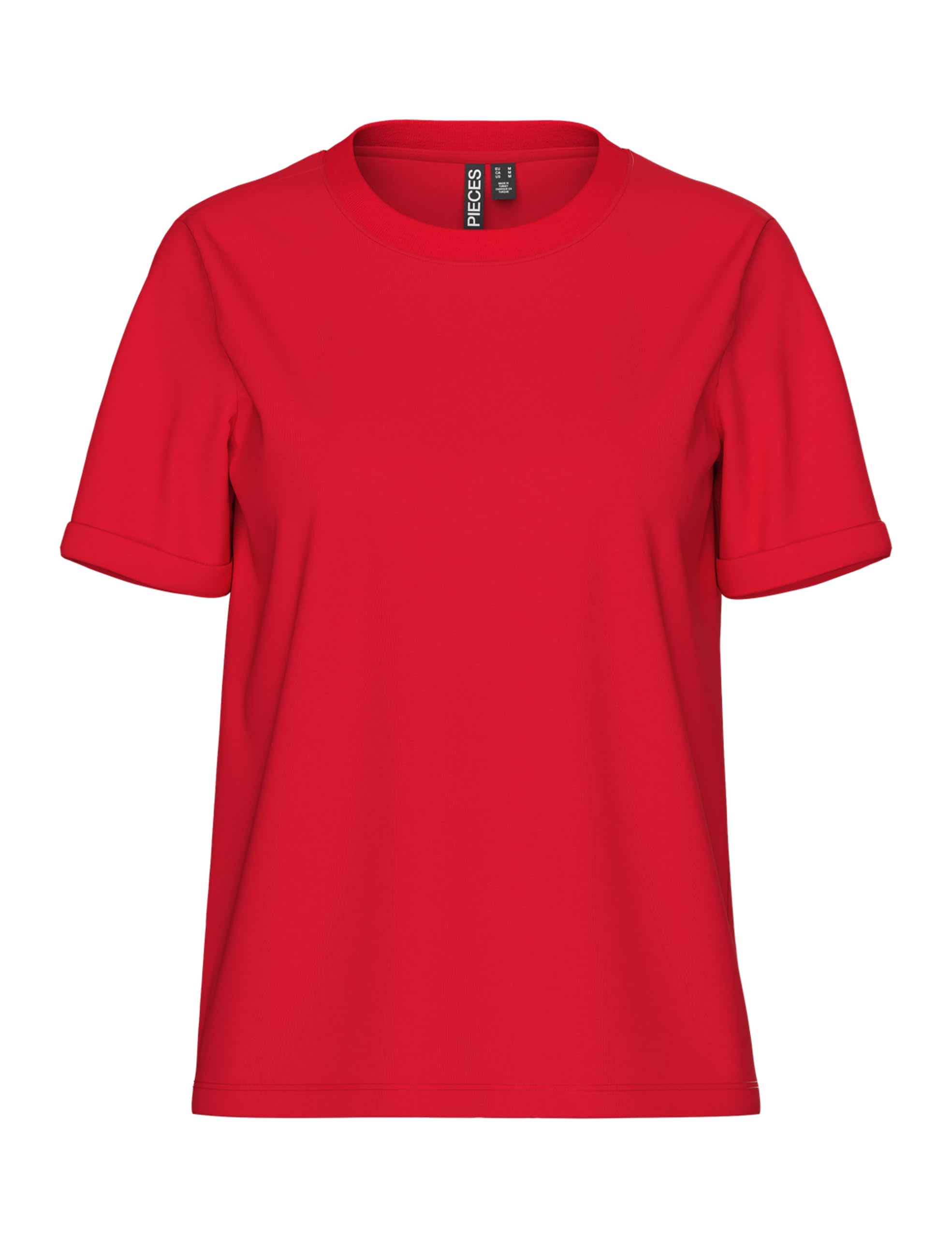 Pcria SS Fold Up Solid Tee Noos BC, Lollipop, S
