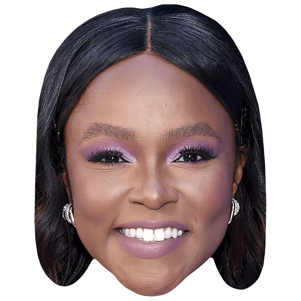 Gia Peppers (Smile) Celebrity Mask, Flat Card Face, Fancy Dress Mask