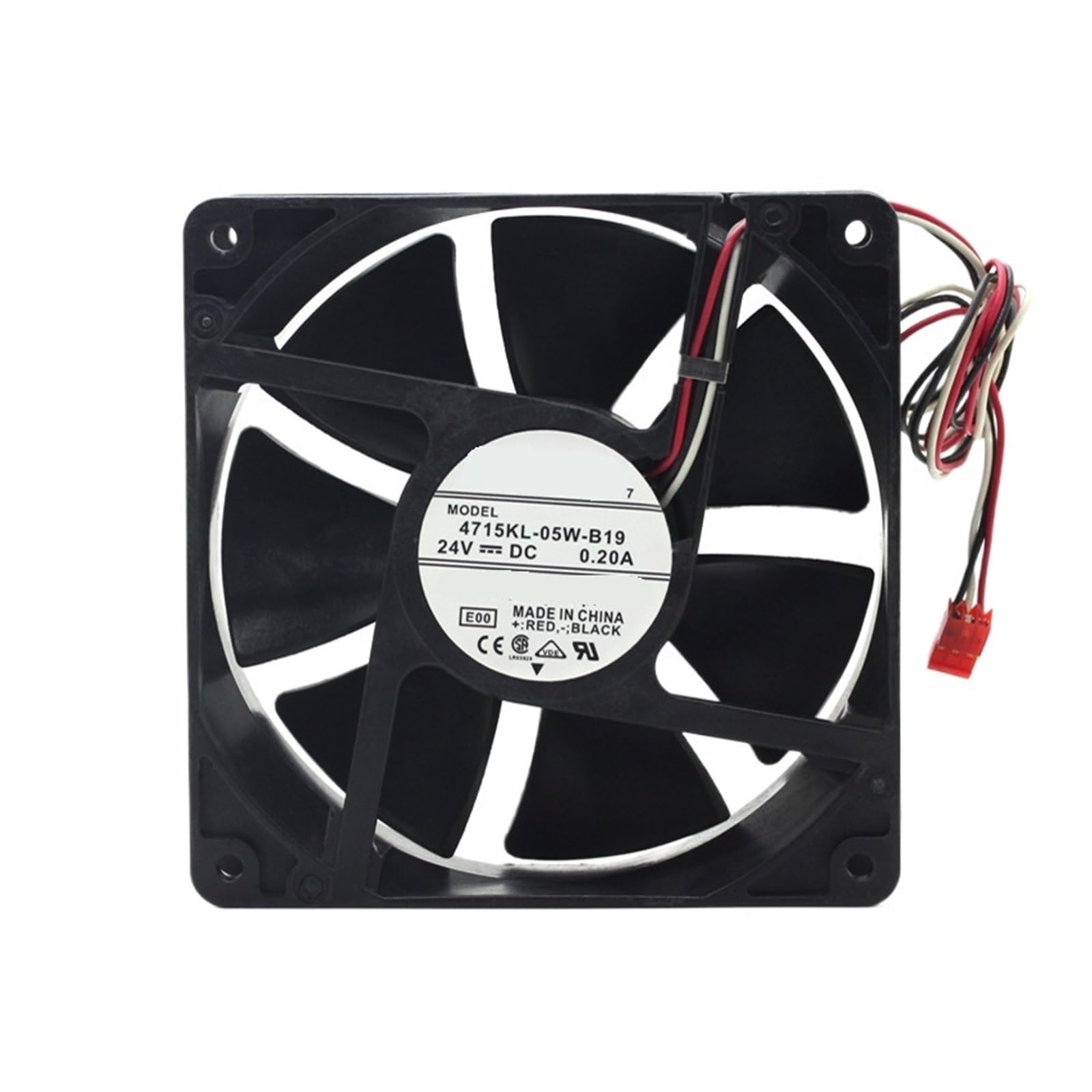 PEQYUACTE 4715KL-05W-B19 120mm 12038 DC 24V 0.2A 3-Wire Cooling Fan