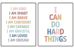 Playroom Sign - Classroom Decor - Growth Mindset Affirmations