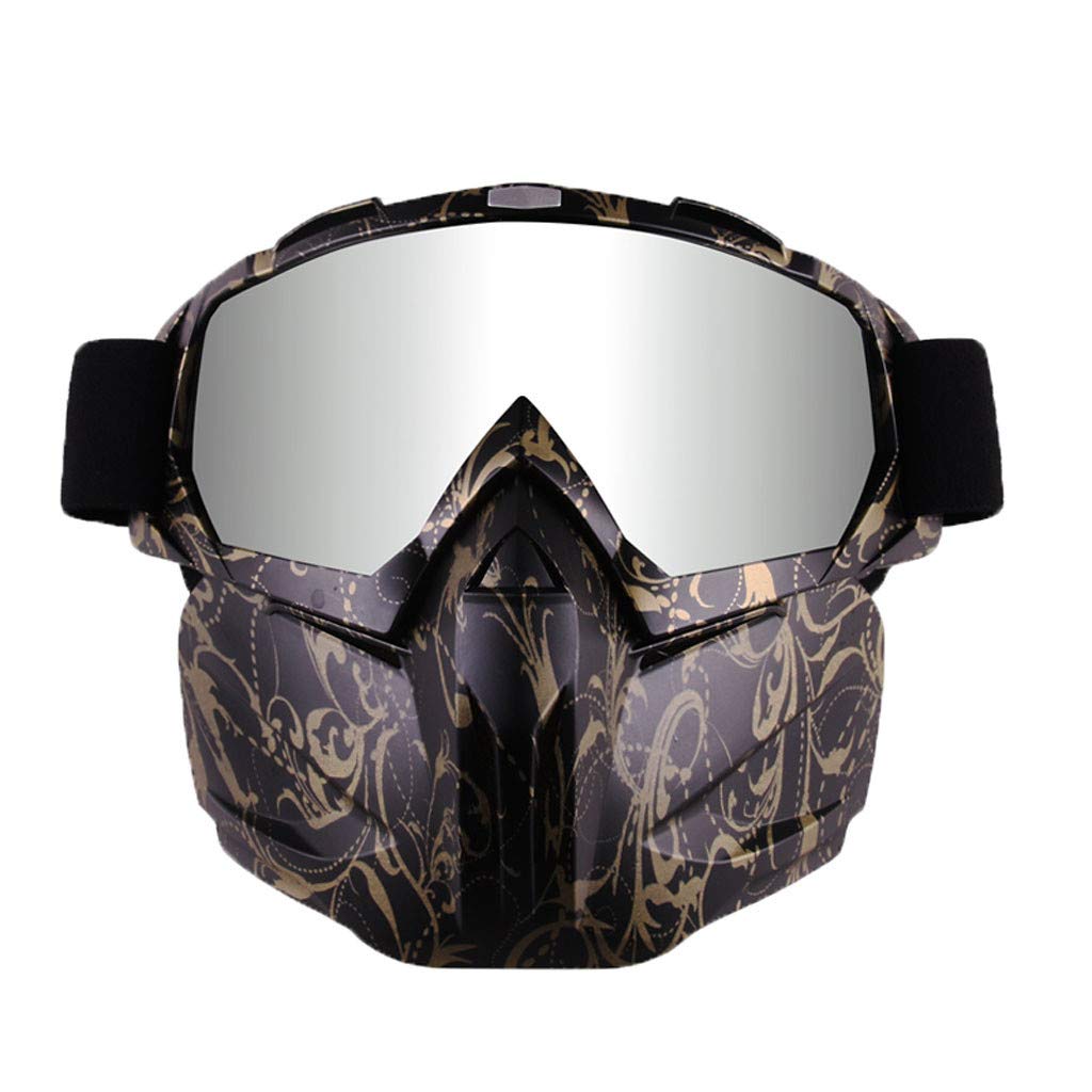 BBesty Safety Protective Motorcycle Face Shield Rock Breathable Facial Cover Anti Splashing Safety Hat with Glasses