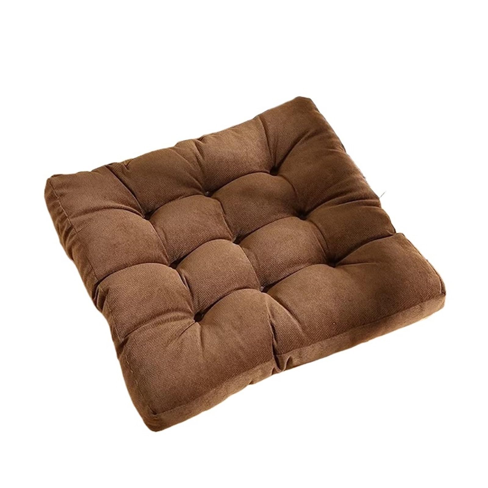 VMDVBNA chair cushions Oversized Tufted Floor Seat Cushion Office Chair Square Tatami Pillow for home(Color1,53x53cm)