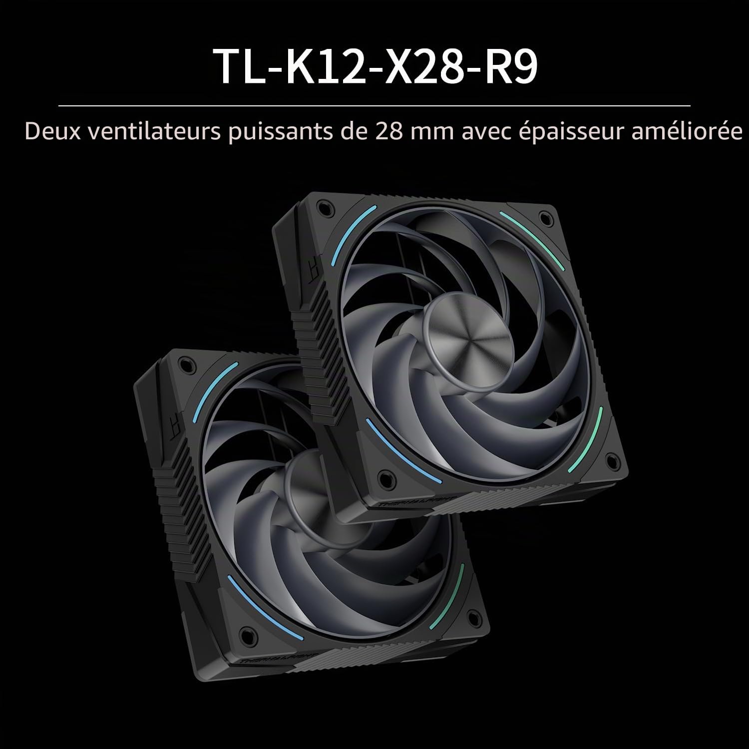 Thermalright Phantom Spirit 120 Vision EVO Refroidisseur de processeur, dissipateur thermique PC 7 caloducs, écran magnétique 3,95" avec résolution 480 x 480, pour AM4/AM5 et Intel LGA1700/1851/115x