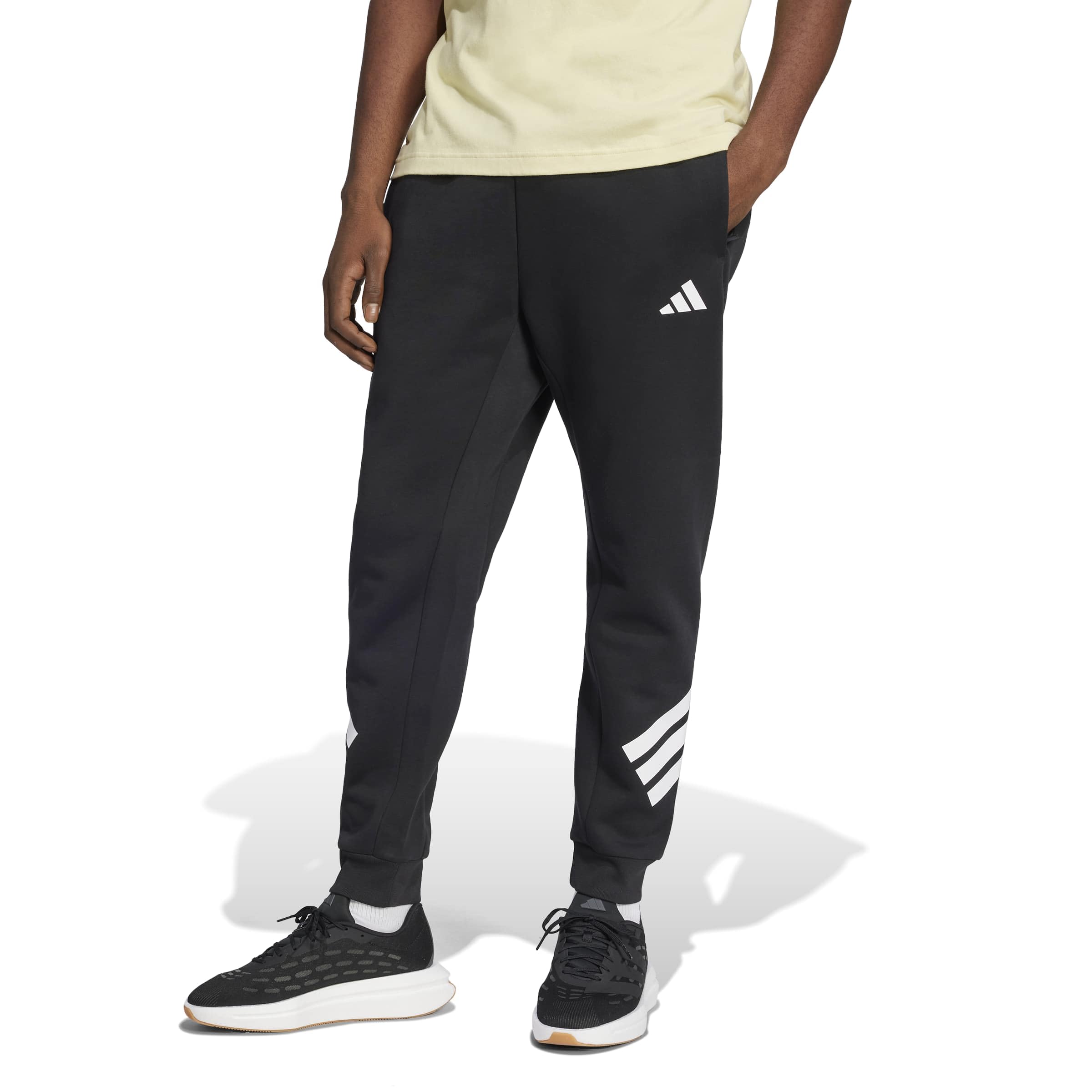 adidas Homme Future Icons Three Stripes Pant, Black, L
