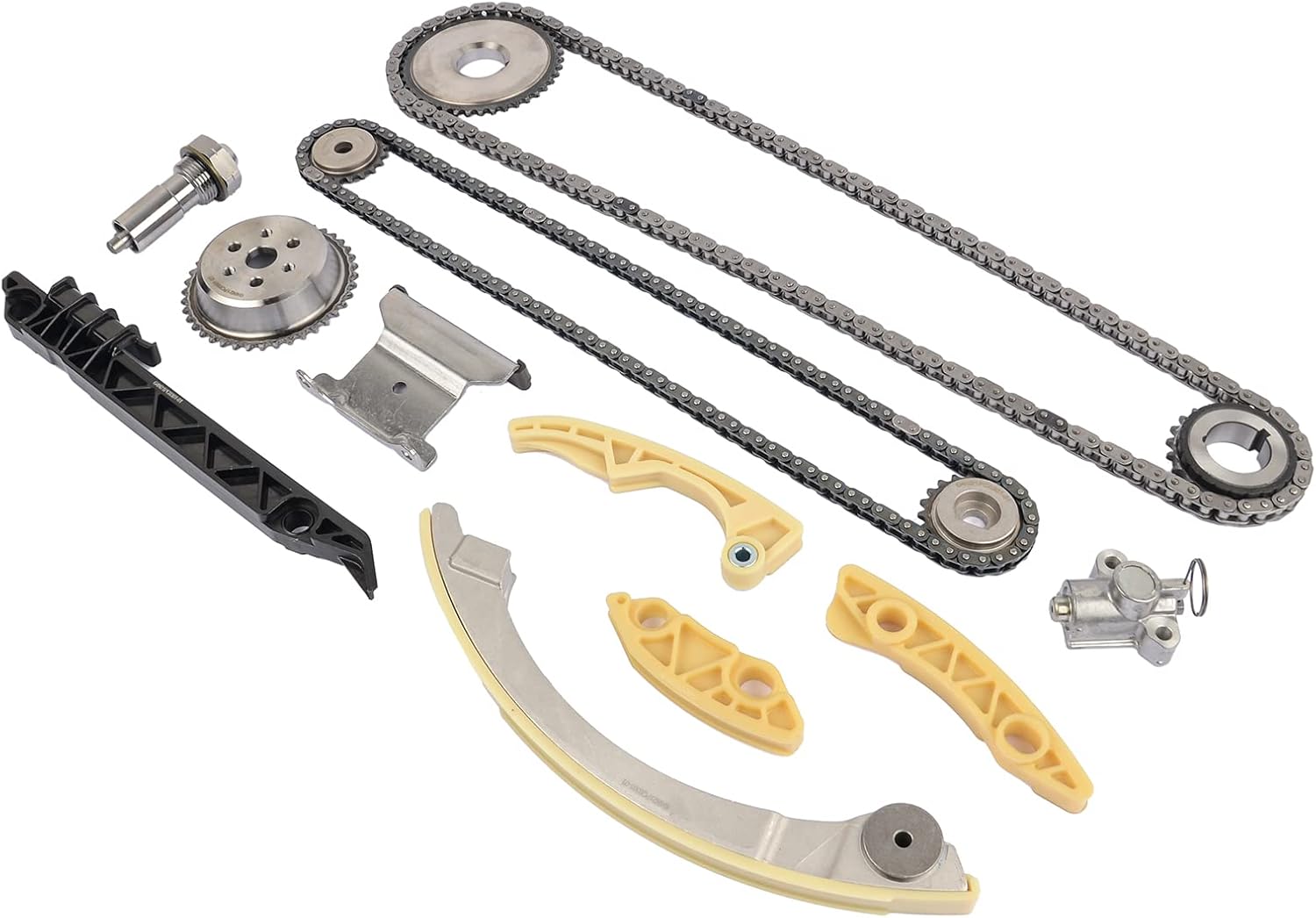 Engine Timing Chain Kit Replacement for Chevy Captiva Sport Equinox Malibu HHR Buick Verano Regal Saturn Vue Pontiac Pursuit G6 2.2 2.4L 2006-2017 12680750 12635447 12675579