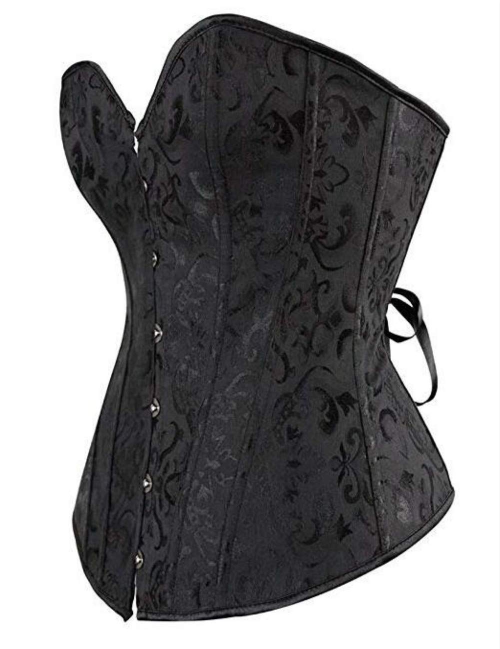KUOSE Damen Schwarz Weiß Body Shaper Vollbrust Corsage Top Übergrößen