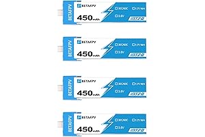 High-Performance BT2.0 450mAh Lipo Battery for Tiny Whoop Drones