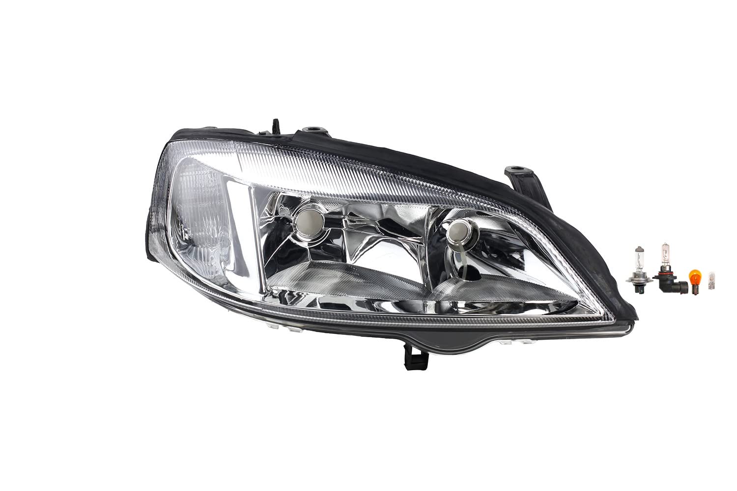 Johns, Scheinwerfer Halogen passend für Opel Astra G 02/98-01/2005 Rechts Leuchtmittel
