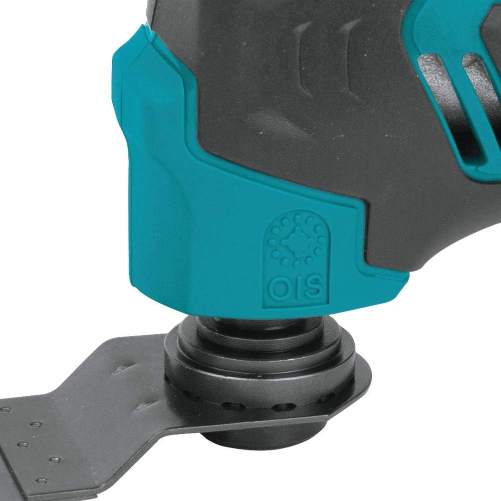 Close-up of Makita multi-tool blade attachment mechanism