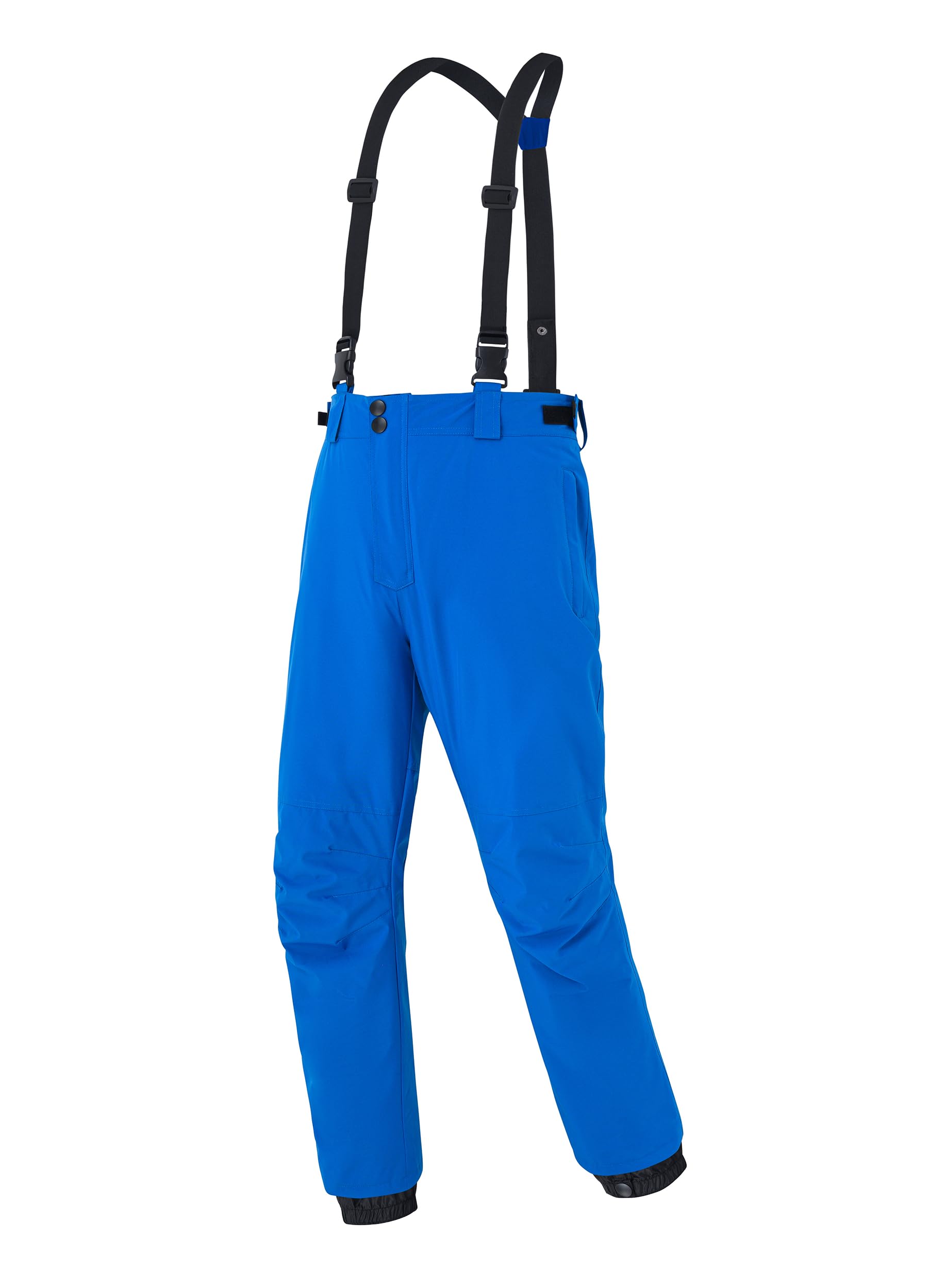 ATLASLAVA Pantalon de ski d'hiver pour homme avec bretelles, imperméable, chaud, coupe-vent, indéchirable, respirant