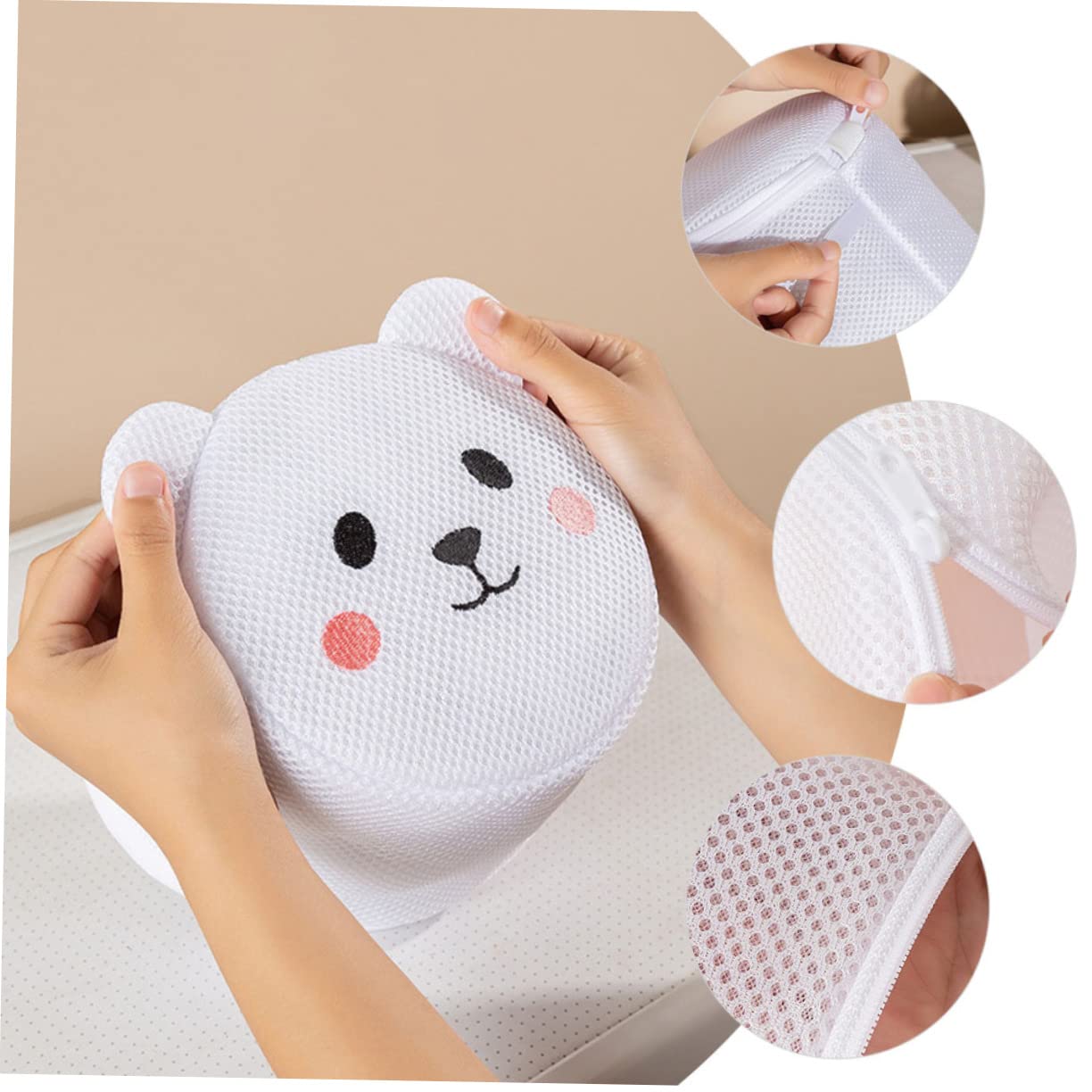 Zerodeko 3 Set Sacco Per Biancheria Dei Cartoni Animati 2 Sacchetto Di Lavaggio Con Coulisse Borse Per Il Lavaggio Del Reggiseno Sacchetti Lavatrice Biancheria Sacchetto Lavatrice 2 Pezzi*3