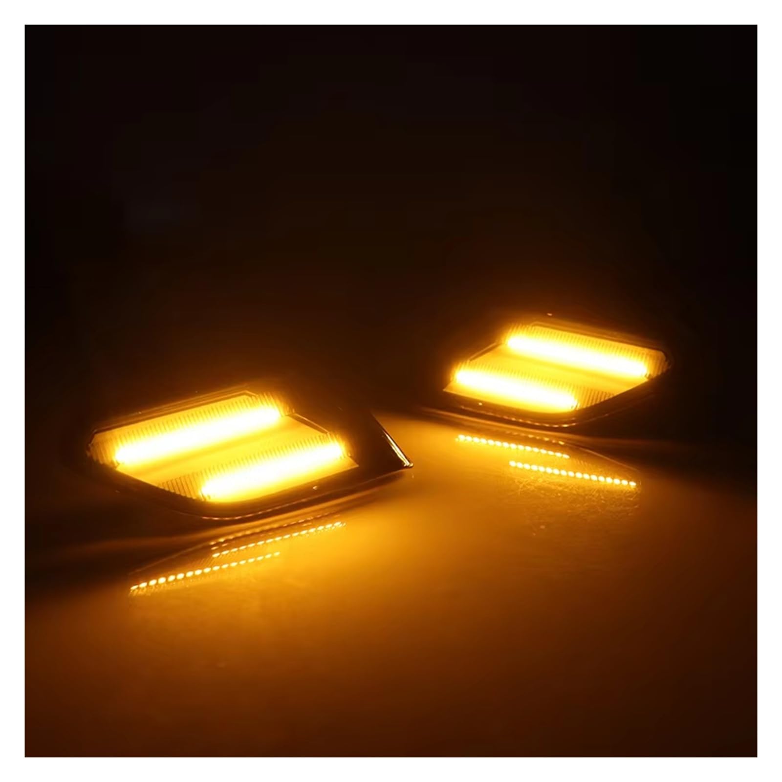 Intermitente Coche Para Jeep Para Wrangler Para JL 2018-2025 Para Gladiator Para JT 2 Uds Luz LED Intermitente Parachoques Delantero Coche Ámbar