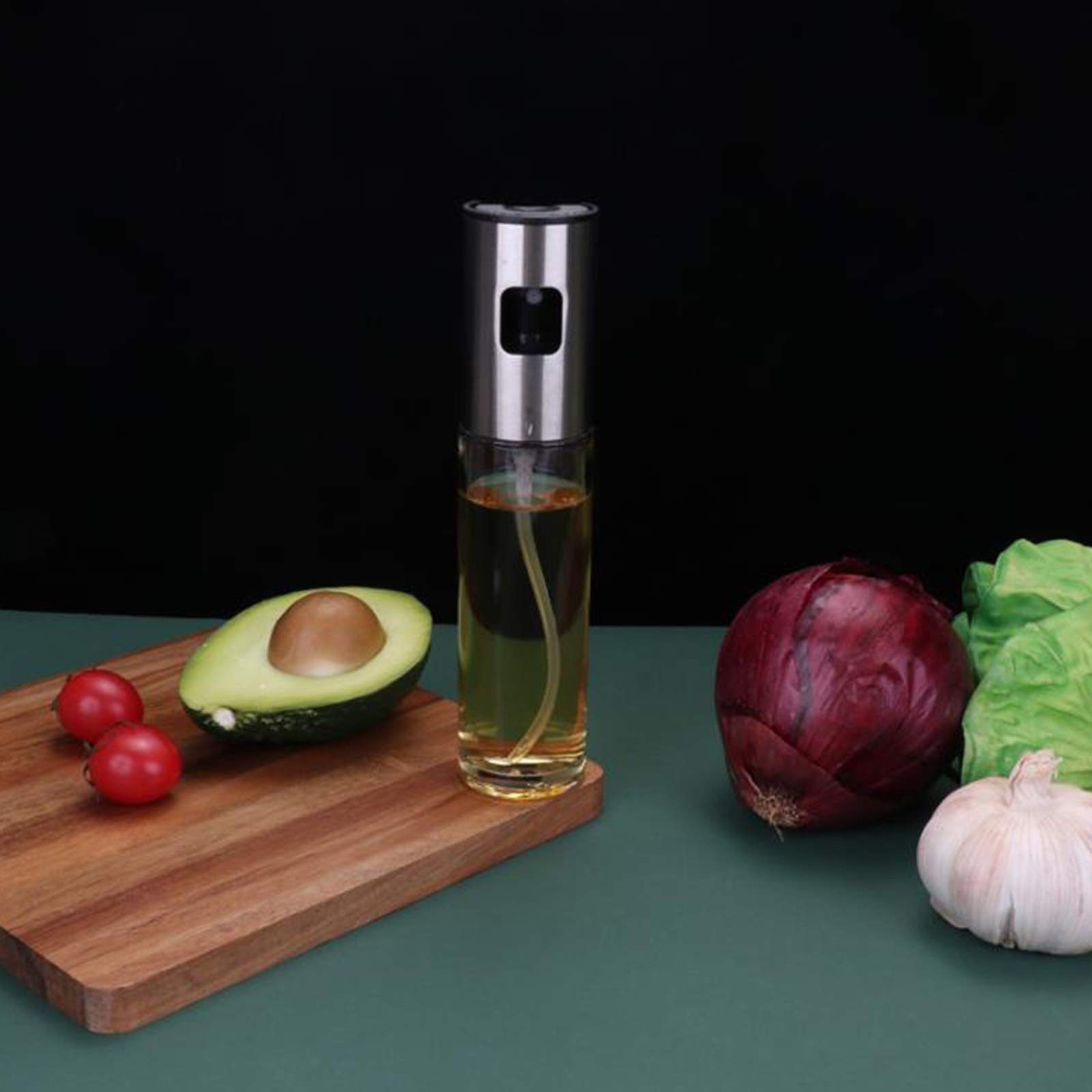 Spryskiwacz do oliwy z oliwek, natrysk oleju do gotowania, 100 ml spożywczego dozownik do octu sosu sojowego rozpylacza, do gotowania, grilla, sałatki, pieczenia, grillowania (2 szt.)