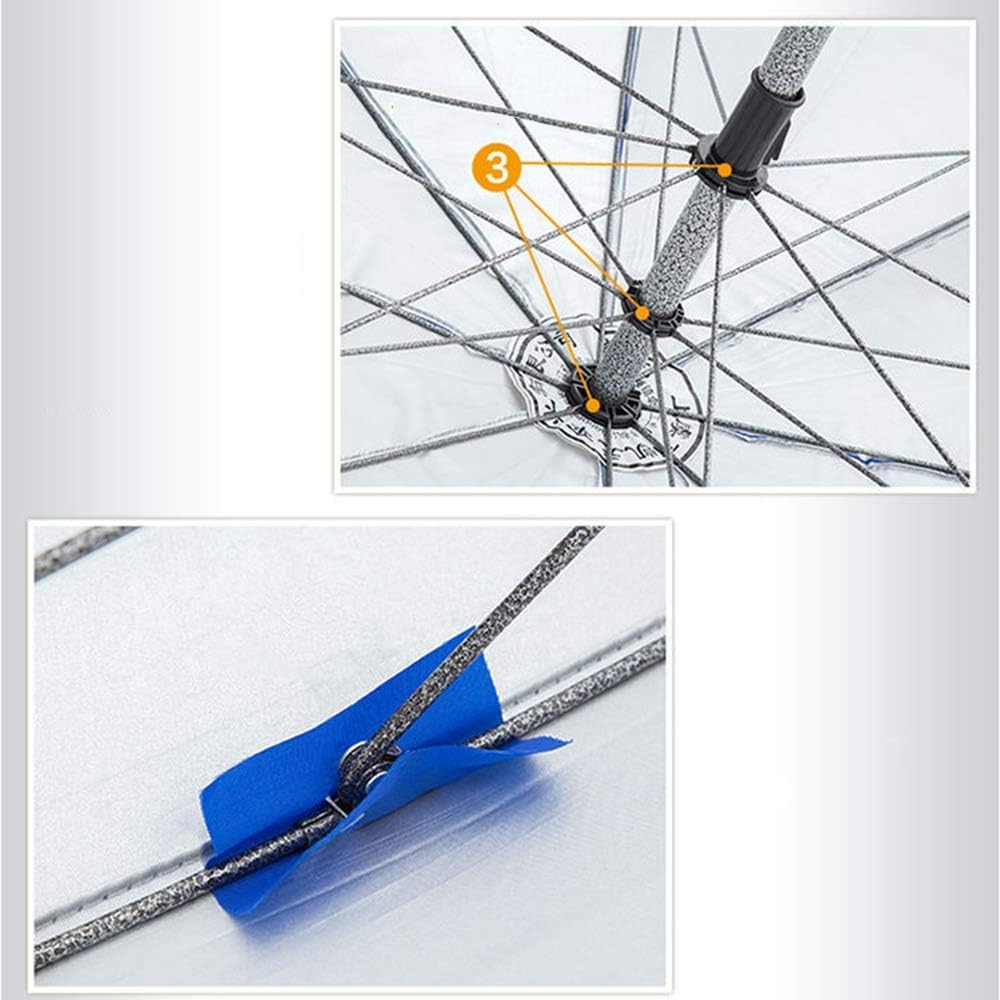 2.4m Garden Umbrella Outdoor Sun Shade For Beach/Pool/Patio Umbrellas,Thick Double-layer Umbrella Cloth, Height Adjustable, Rainproof And Sunproof good