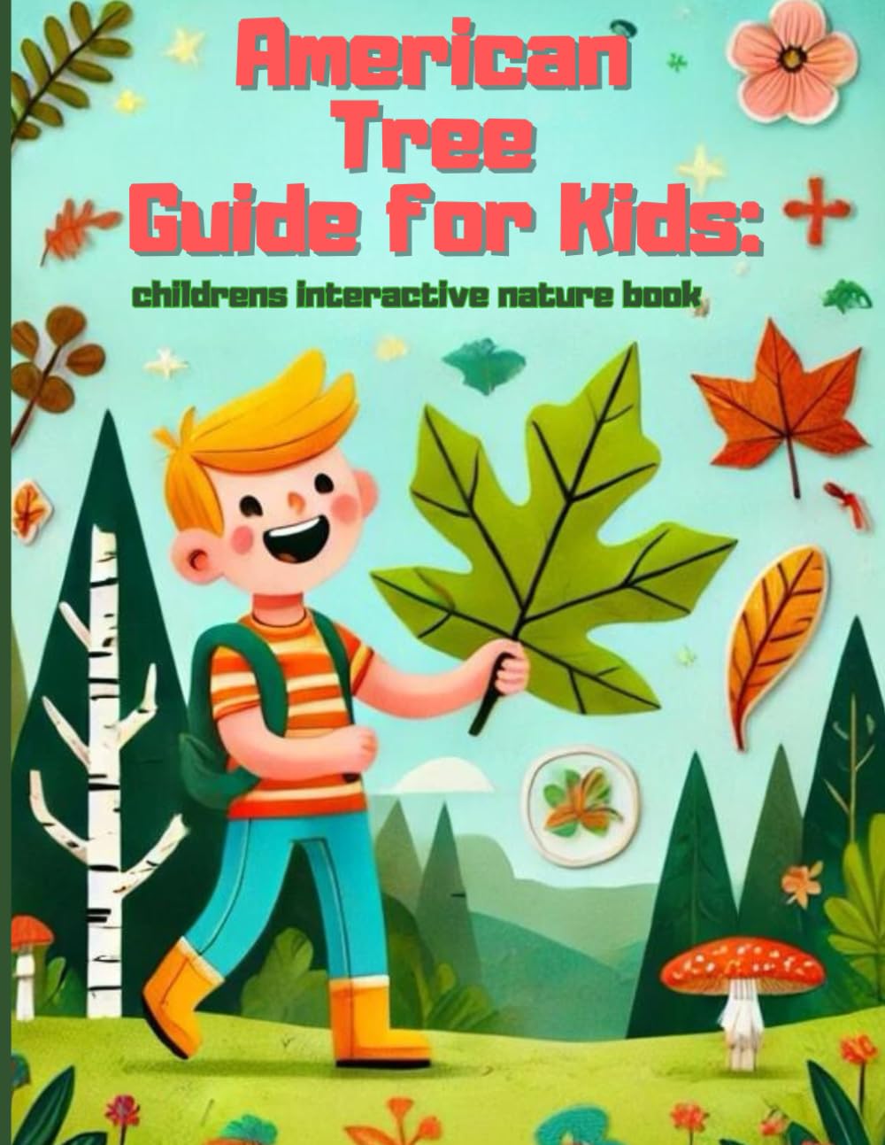 American Tree Guide for Kids: childrens interactive nature book: tree and leaf identification guide | Kids' Nature Exploration Book |