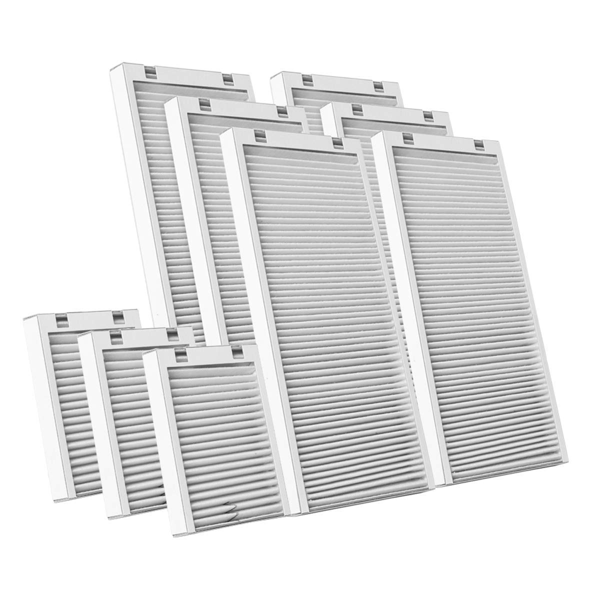 KWL Luftfilter für Westaflex 300/400 WAC 3 Filtersets G4 | Mit Bypass | 6x Paneelefilter Z/Line Karton 180x390x23 mm. G4 + 3x Paneelefilter Z/Line Karton 135x175x23 mm. G4 | 400FILT001 | 400FILT002