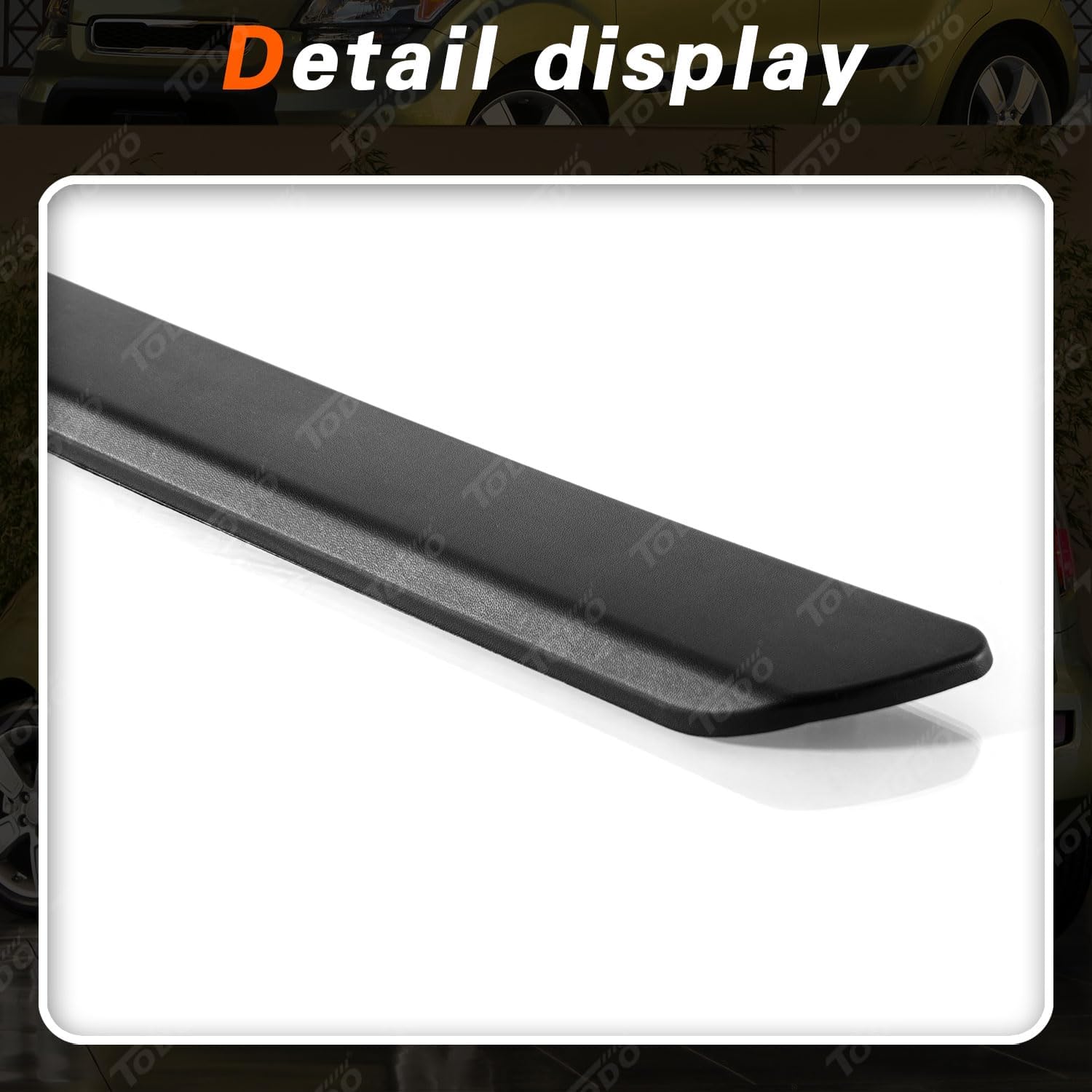 TODO Rear Right Side Door Side Body Guard Molding Trim Compatible with Kia Soul 2010-2013