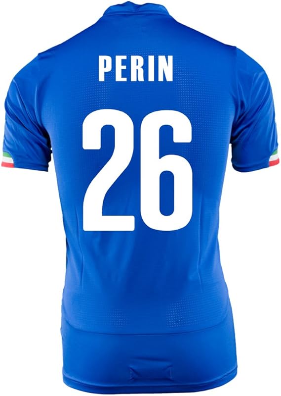 Amazon Co Jp Puma Perin 26 Italy Home Jersey World Cup 14 サッカーユニフォーム イタリア代表 ホーム用 ワールドカップ14 背番号26 ペリン S スポーツ アウトドア