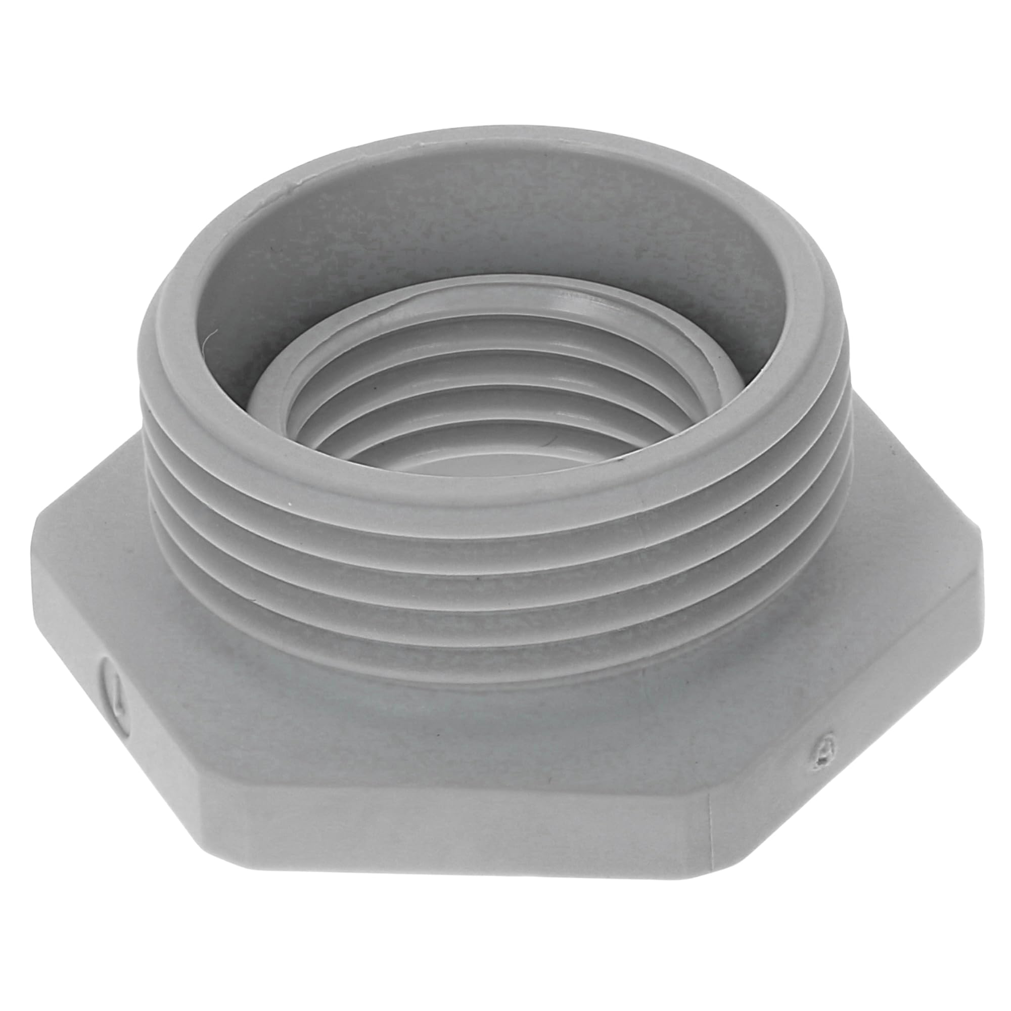 Kalitec G6251600 Riduzione M25/M16 Plastica Grigio Chiaro I Riduttore Raccordo Raccordo esagonale I M16 Filettatura interna I M25 Filettatura esterna I IP68