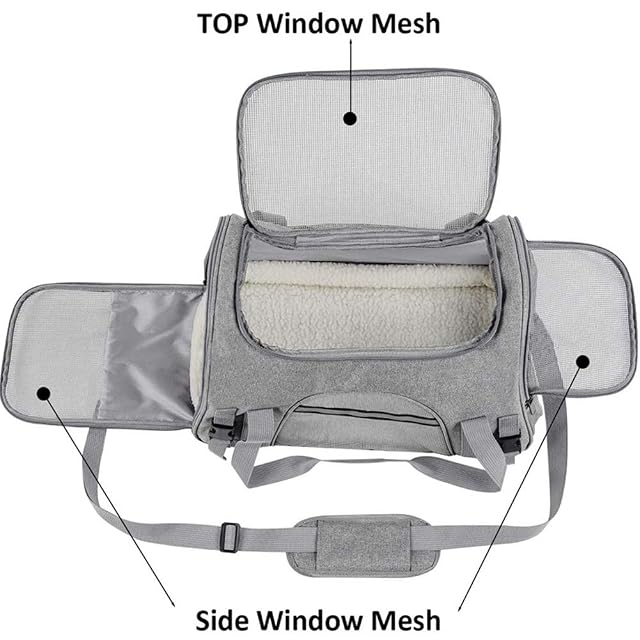 Foto 4 de 7 de ETOPARS Bolsa de Transporte Plegable para Mascotas, Bolsa de Transporte para Perros