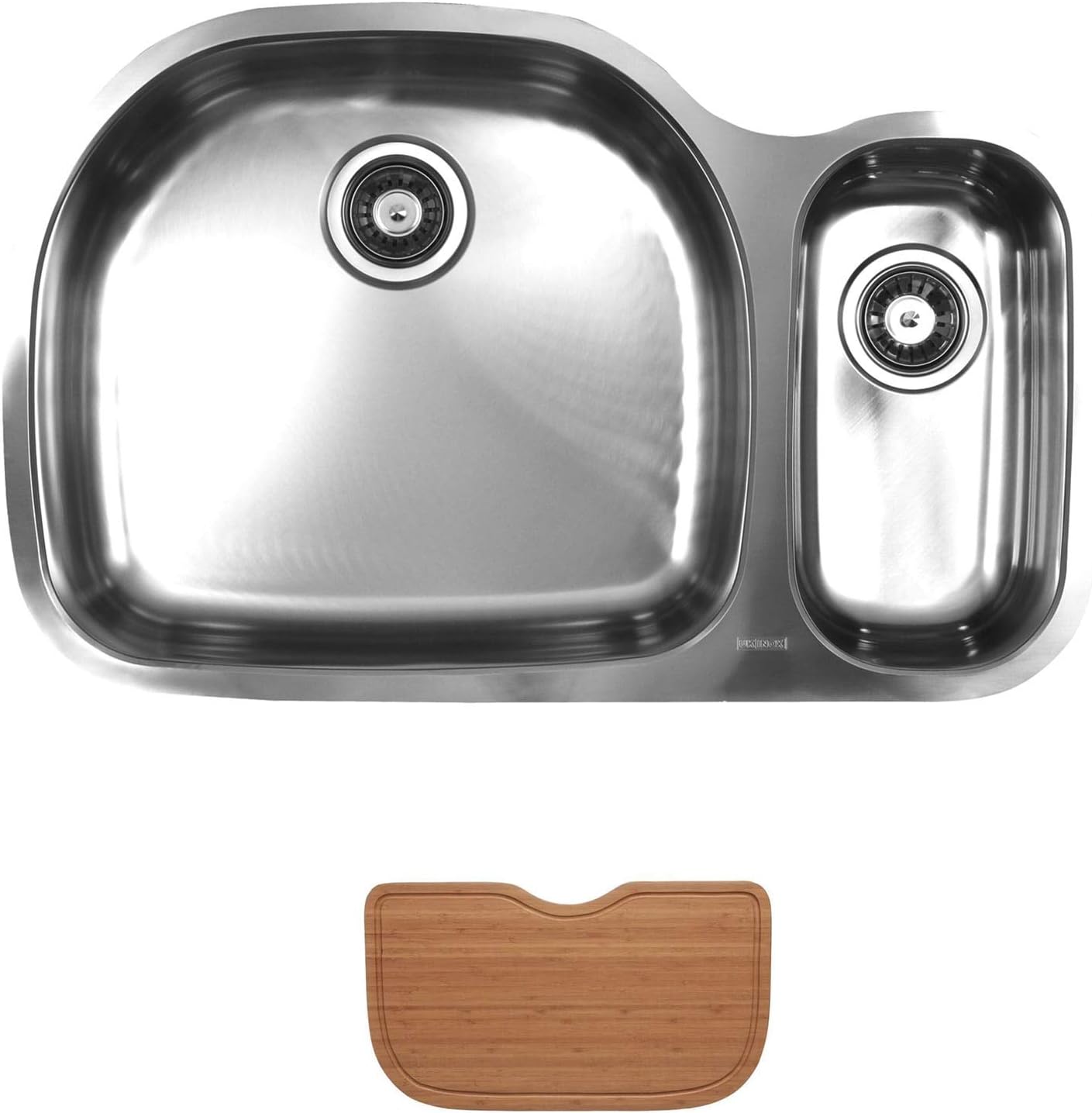 D537.70.30.10L Modern Undermount Double Bowl Stainless Steel Kitchen Sink
