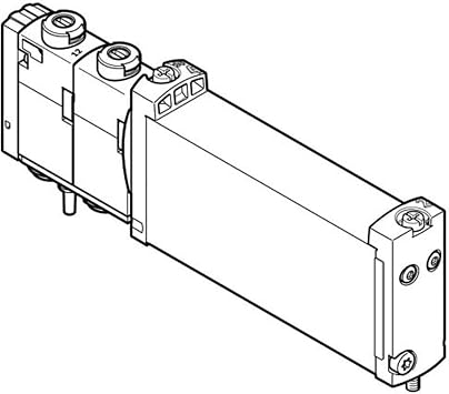 FESTO VUVG-B14-P53E-ZT-F-1T1L .9 TO 10 BAR, 24VDC, 470L/MIN, 5/3 EXHAUSTED, EXT PILOT, IP65/67, SOLENOID VALVE