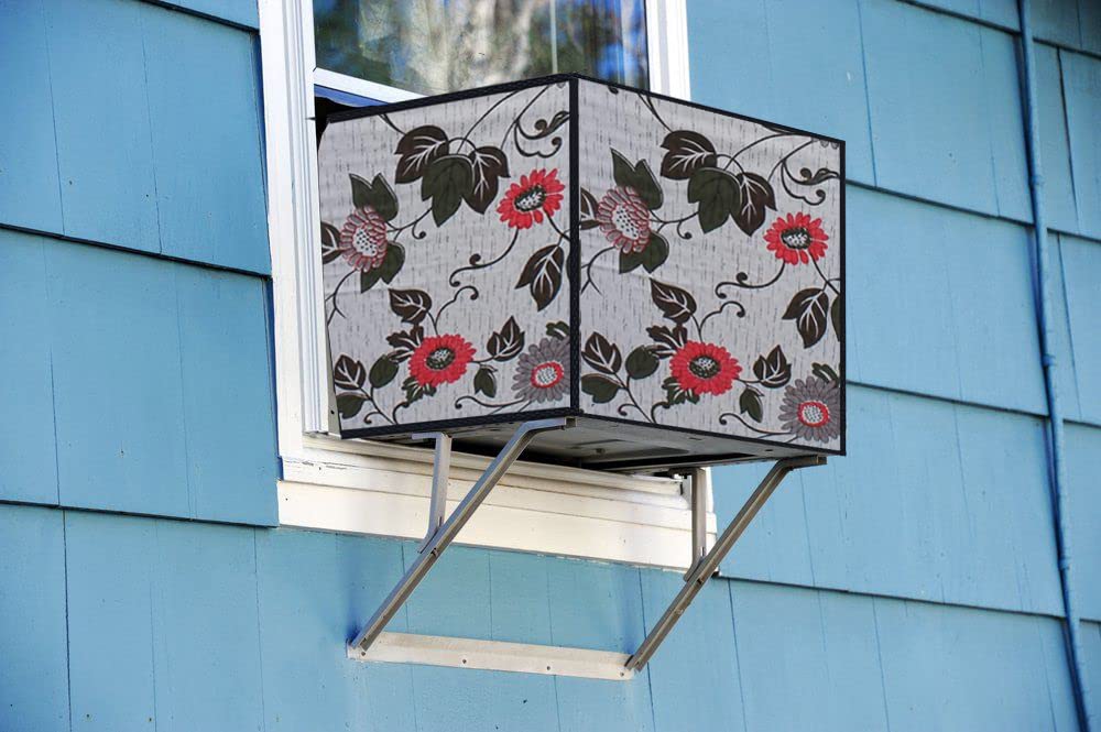 New Year Sale Window Ac Cover 1.5 Ton Waterproof &Amp; Dustproof Pvc Ac Cover