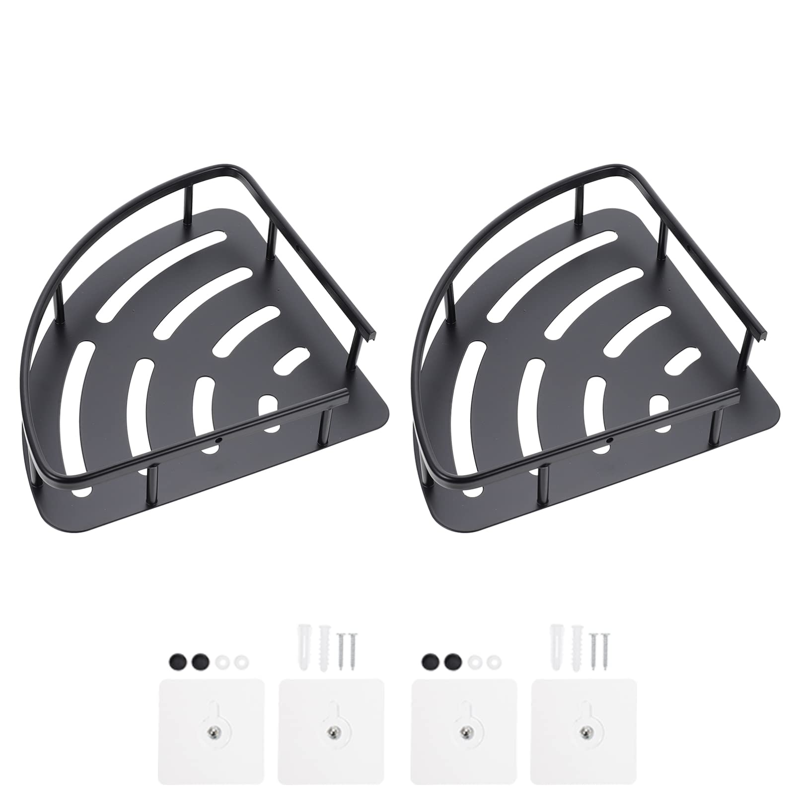 ZJHFFFG Shower Organizer Shower Caddy 2Pcs Corner Bathroom Bathroom Organizer Rack Home Rack Shower Corner Shelf Shower Shelf
