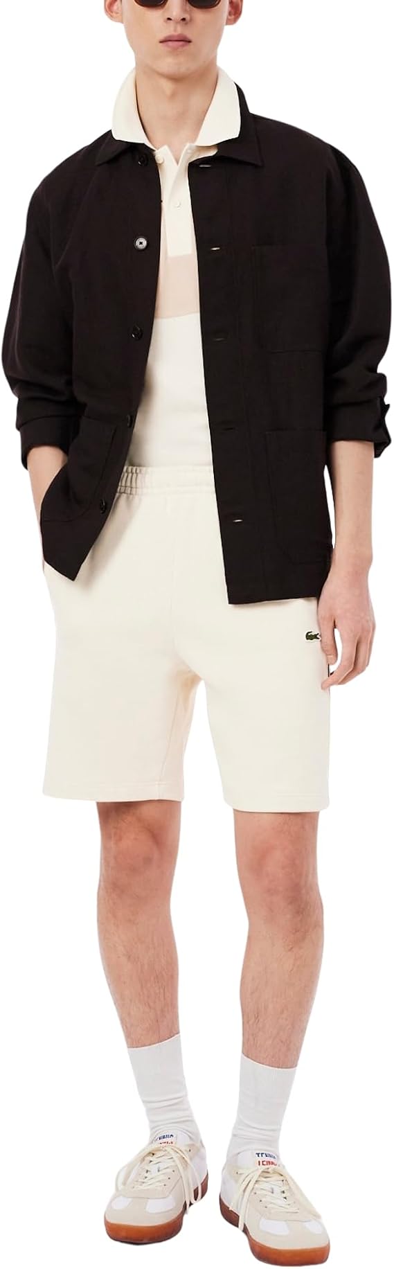 Lacoste Men's Regular Fit Colour-Block Pique Polo Shirt