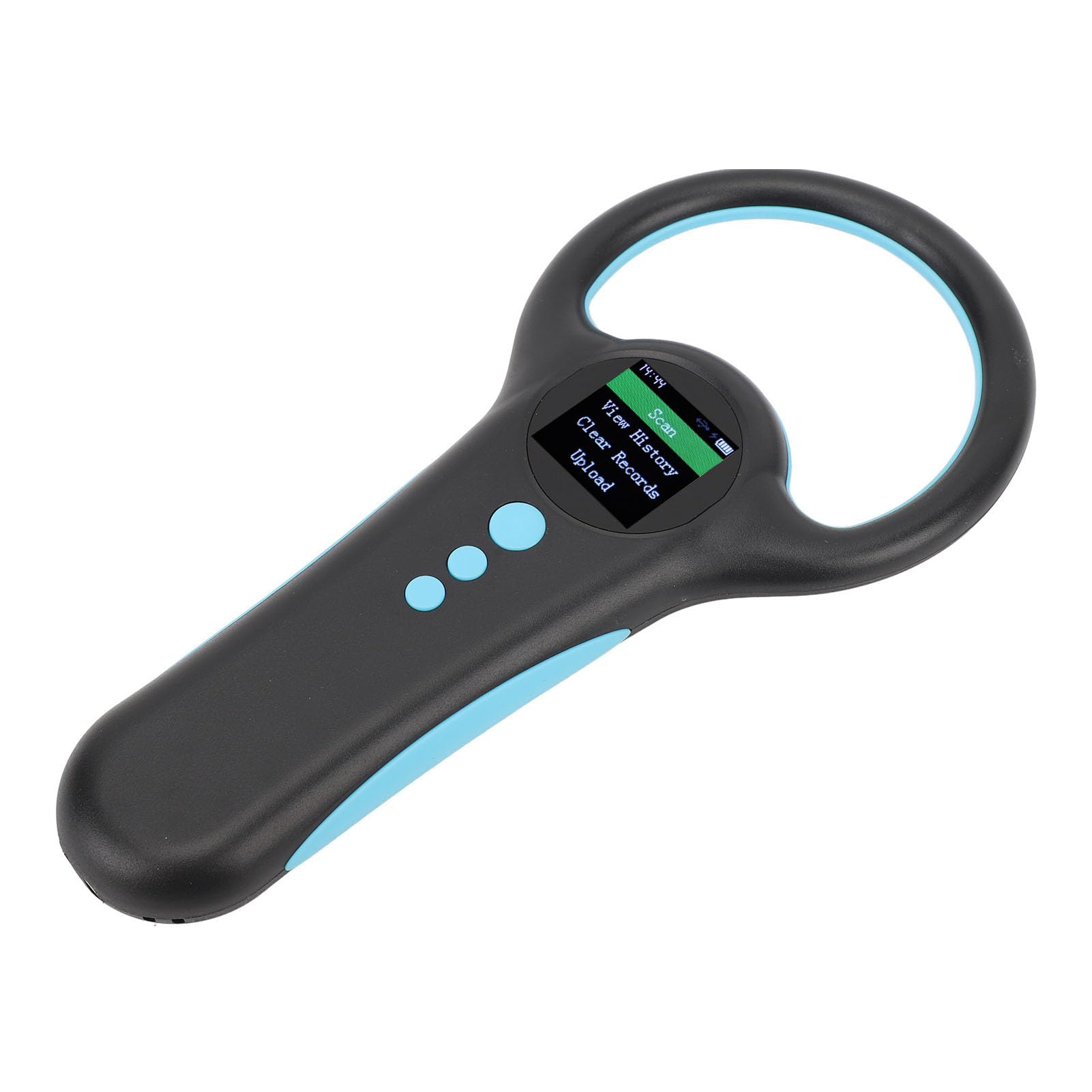 Lettore di microchip per animali domestici W91B Doppia frequenza 134,2kHz 125kHz Scanner portatile ricaricabile per etichette per animali Scanner portatile per identificazione di