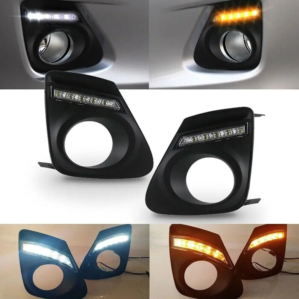Luces Antiniebla Luz Niebla Para Toyota Para Corolla Para Altis 2011-2013: Luces Diurnas LED (DRL) Antiniebla