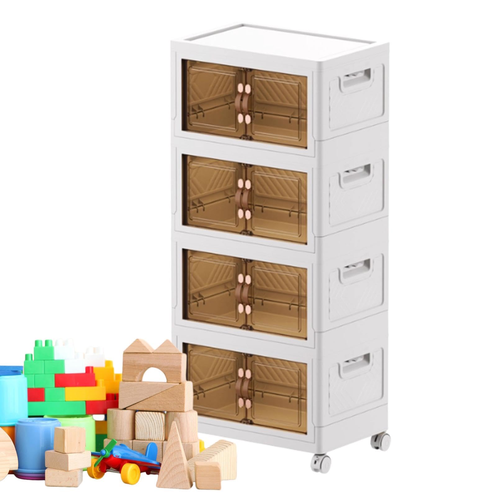 Organizador plegable de almacenamiento de ropa, caja de almacenamiento, contenedores de almacenamiento de libros, contenedores de organización de gran capacidad, contenedores de almacenamiento de | contenedores de almacenamiento de libros, contenedores de