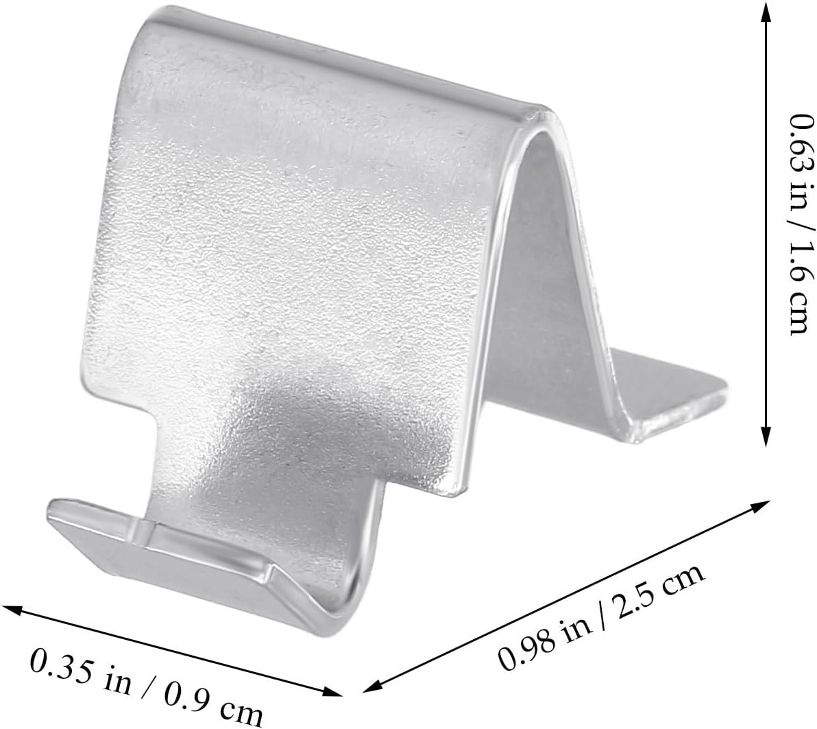 Hemobllo 10-Pack Heavy Duty Metal Shelf Clips for Cabinets, 9mm S-Hook Pilaster Shelf Support Brackets for Metal File Cabinet Replacement & Pantry Shelving, Durable Iron, Silver