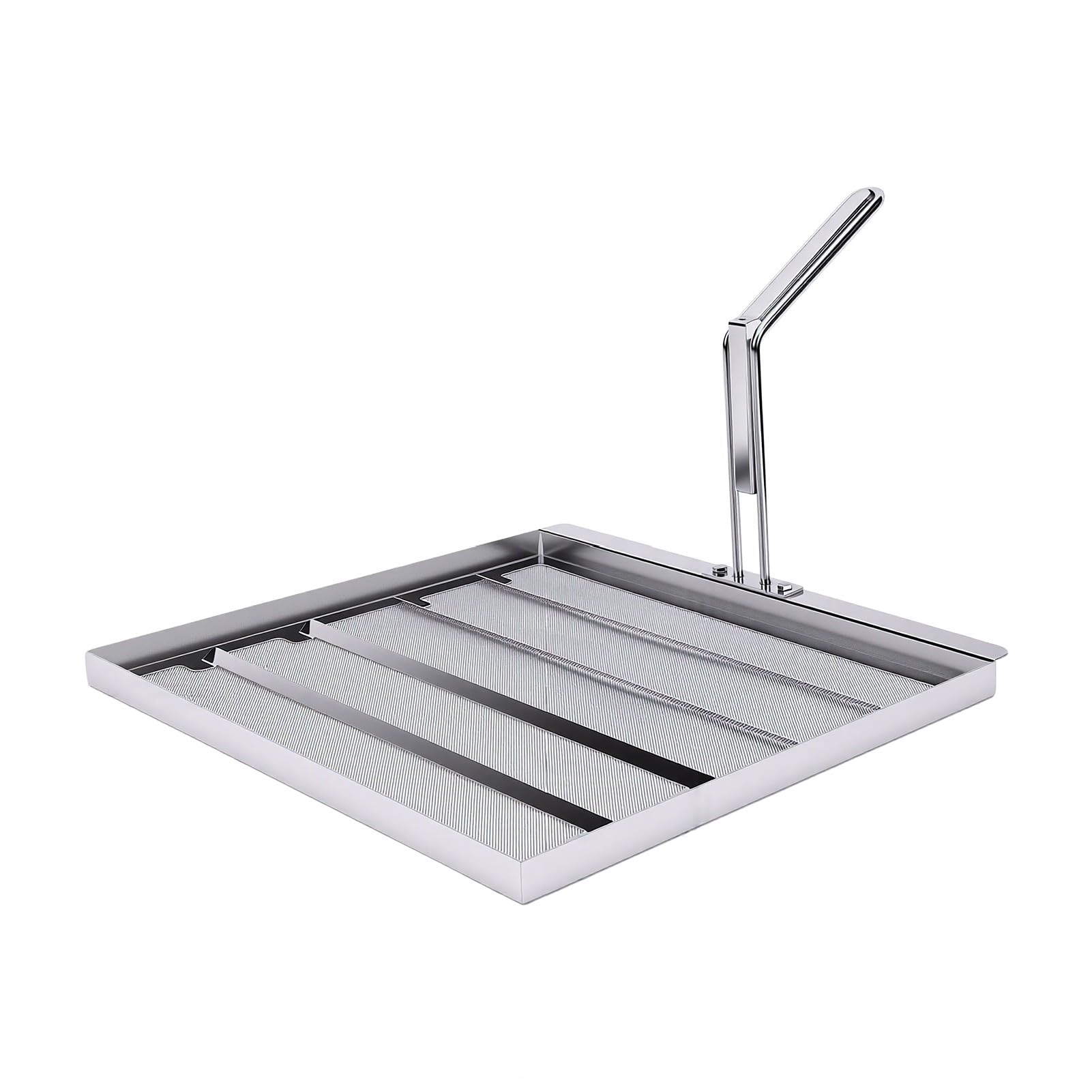 Fafeicy Filtro de Freidora, Pantalla de Filtro de 500 Micras de Acero Inoxidable 304 para Freidora Comercial