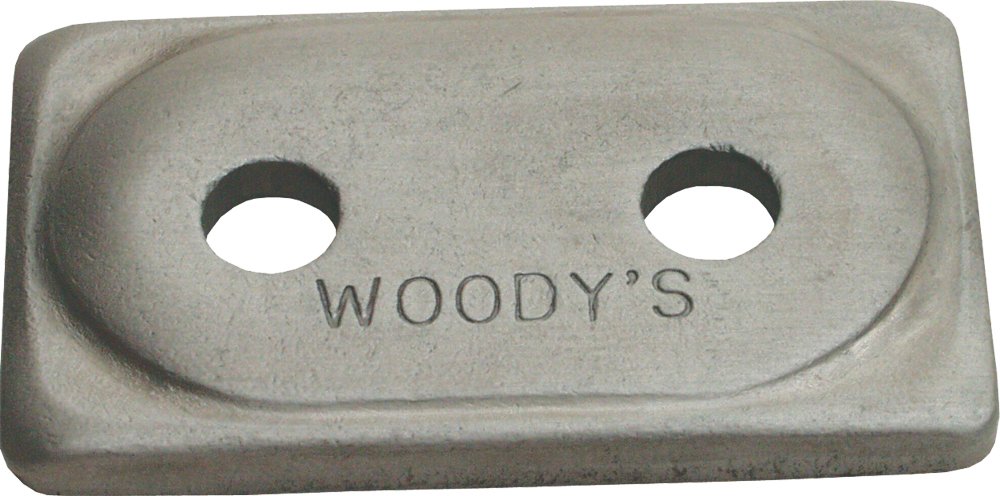 Woodys Angled Double Digger Aluminum Support Plate