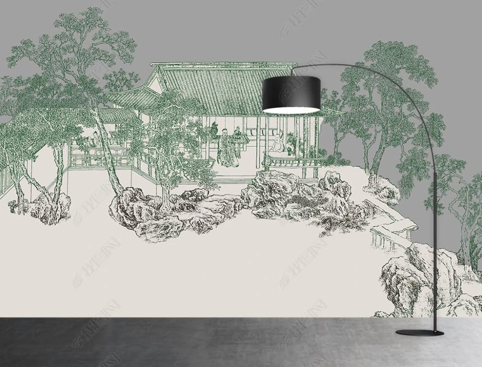 Poster géant mural intissé paysage zen pour transformer l'ambiance de votre chambre