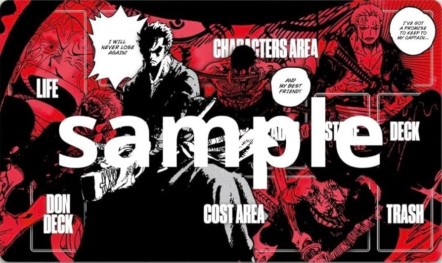 ワンピースカード　ゾロプロモ　プレイマット　未開封 ワンピース TCG ゾロ 何も起こらなかった プレイマット ゾーン